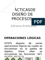 Operaciones Lógicas en Hysys