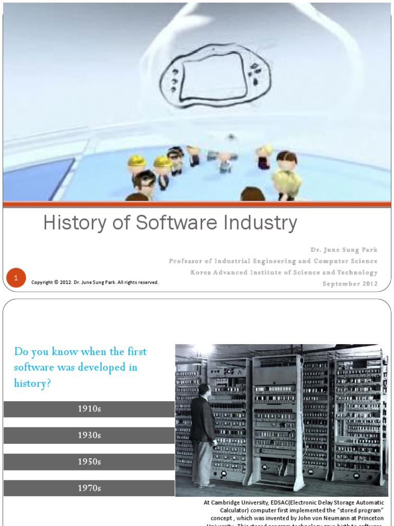 History of Software Industry | PDF | Cloud Computing | License