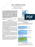 The W3C MobileOK Checker