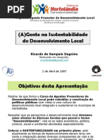 Agente Na Sustentabilidade Do Desenvolvimento Local1945