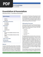 Download Essentialism  Perennialism by Dihays Damha SN164573786 doc pdf