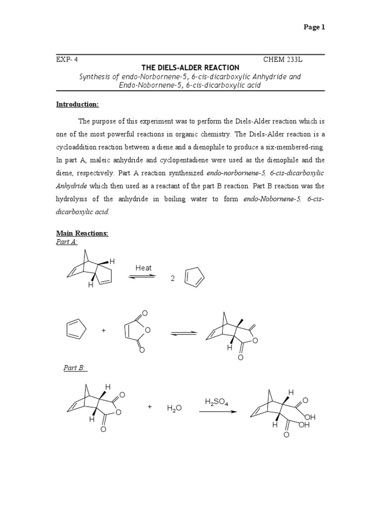 😎 Cis norbornene 5 6 endo dicarboxylic anhydride solubility. endo. 2019