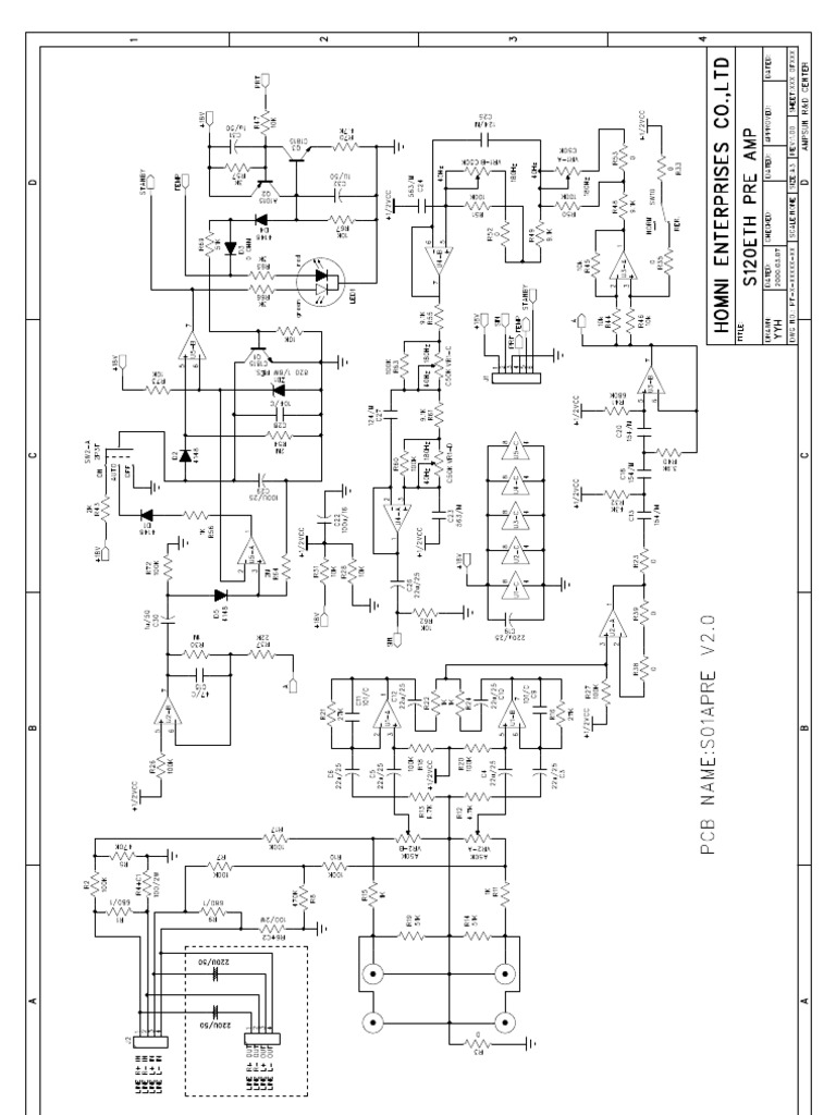 KLH ASW 10-120 subwoofer schematic - upper board, take 3