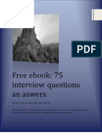 75 Interview Questions and Answers - Free Ebook 1.0