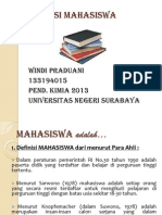 MAHASISWA Adalah