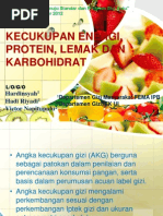 Download AKG - Kecukupan Energi Protein Lemak Dan Serat Makanan -Prof Hardinsyah 1 by 17january SN164593268 doc pdf