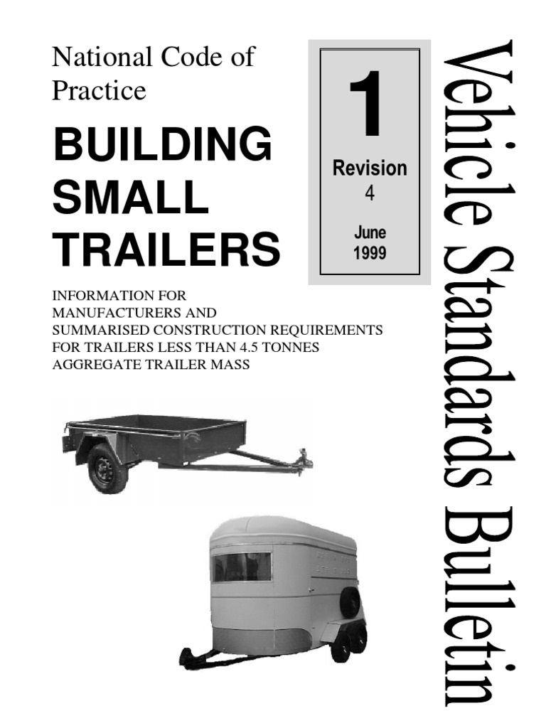 Building Small Trailers: VSB1 Guidelines | PDF | Trailer (Vehicle ...