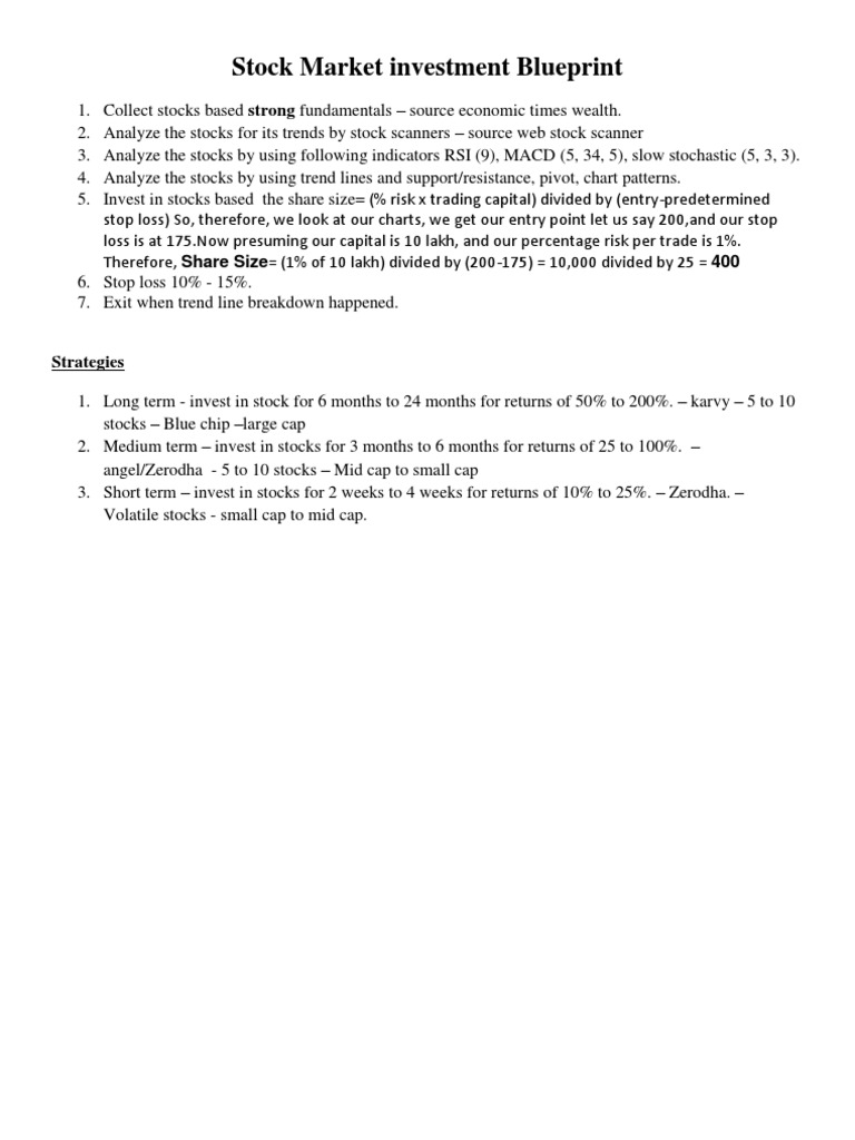 Stock Investment Guide for Traders | PDF | Finance & Money Management
