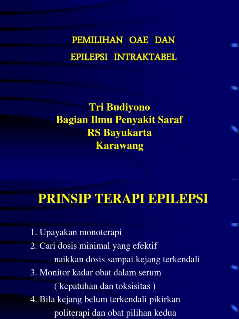 Presentasi Obat Anti Epilepsi