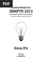 Download Analisis Bedah Soal SBMPTN 2013 Kimia IPA by Isna Listianingrum SN164614055 doc pdf