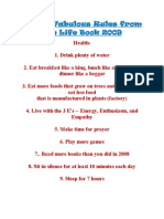 Top 40 Fabulous Rules From The Life Book 2009