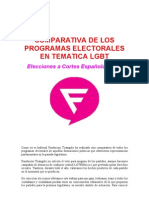Comparativa Electoral LGBT España 2011