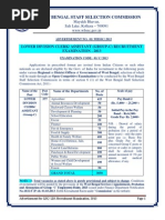 Notification WBSSC LDC Assistant Posts