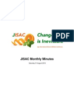 jisac monthly minutes