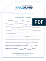 Printable Mad Libs