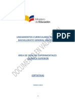 Lineamientos Curriculares de Quimica Superior