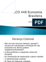 Slides 3 ECO448 Heranca Colonial