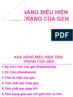 Kha năng bieu hien gen sv