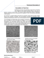 Inoculation in Grey Iron