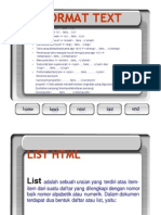 HTML List Dan Link