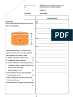 The Volume and Surface Area