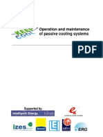 Operation and Maintenance of Passive Cooling Systems