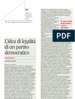 il pd e l'idea di legalità