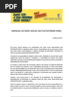 Manual de Rede Social Ning