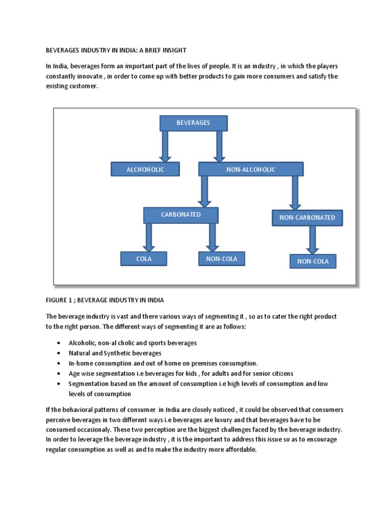 Beverages Industry in India PDF Drink Marketing
