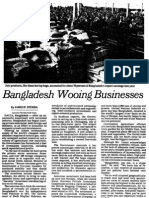 Bangladesh Wooing Businesses under Ziaur Rahman 