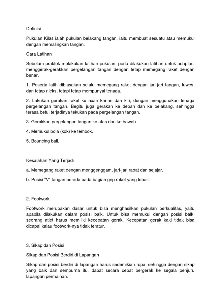 Pukulan Kilas Pdf