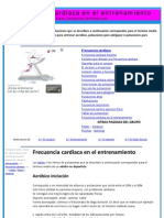 Frecuencia Cardiaca en El Entrenamient