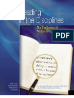 Reading in the Disciplines