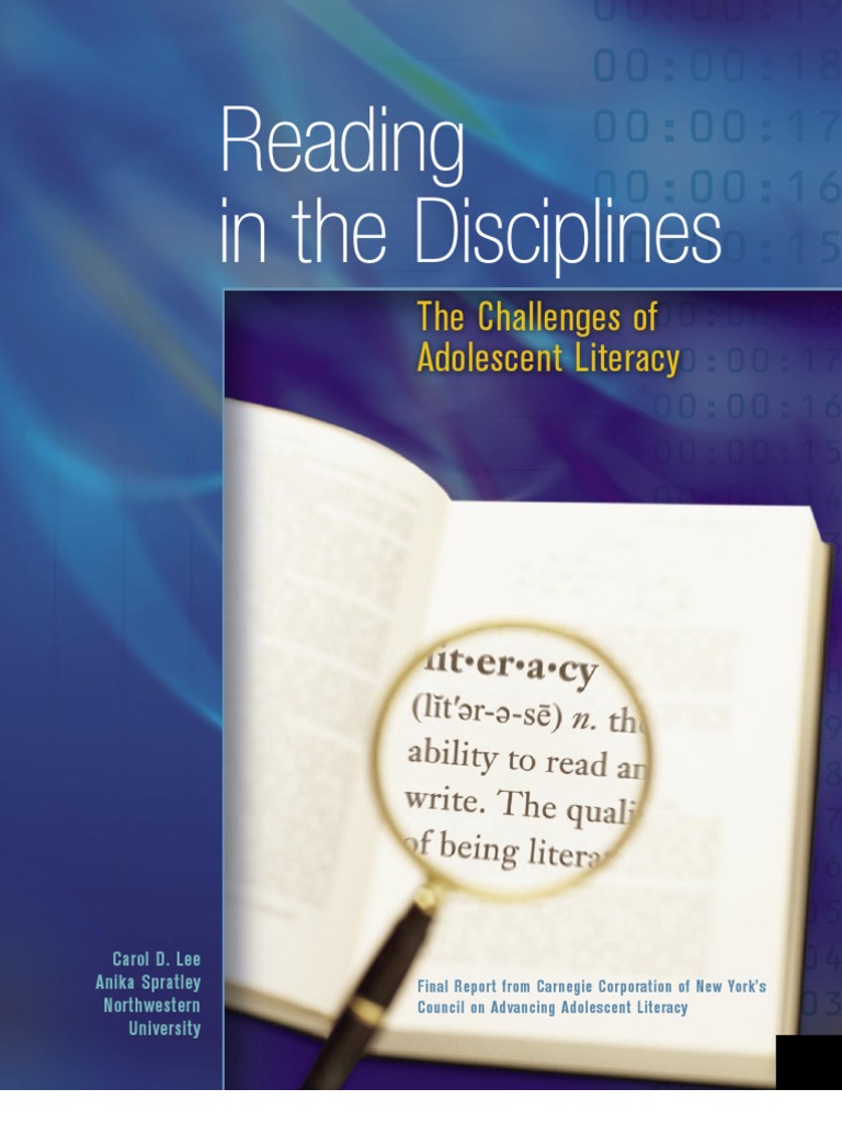 Reading in The Disciplines PDF National Assessment Of Educational