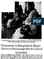Thousand Drive to Birth Control under Ziaur Rahman 