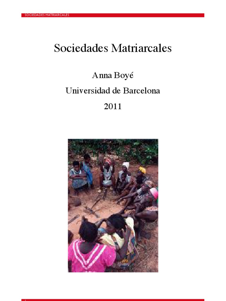 Ejemplos de Sociedades Matriarcales | PDF | Matriarcado | Mujer