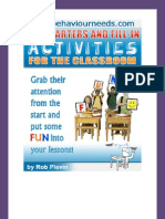 Lesson Starter Activities