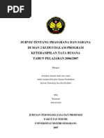 Download Survei Tentang Prasarana Dan Sarana by Anonymous AwdssRO SN164670807 doc pdf