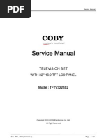 TFTV3225 Service Manual 102010 Coby 26-32