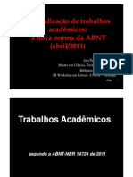 ABNT Workshop 2011