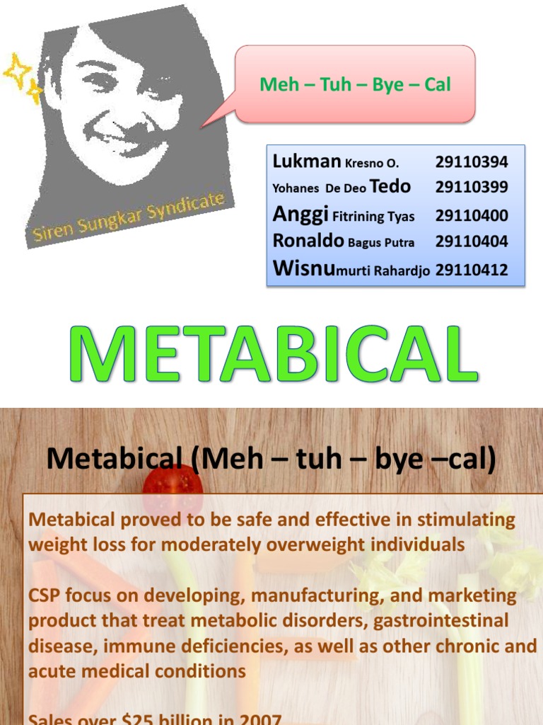 Metabical case study summary image