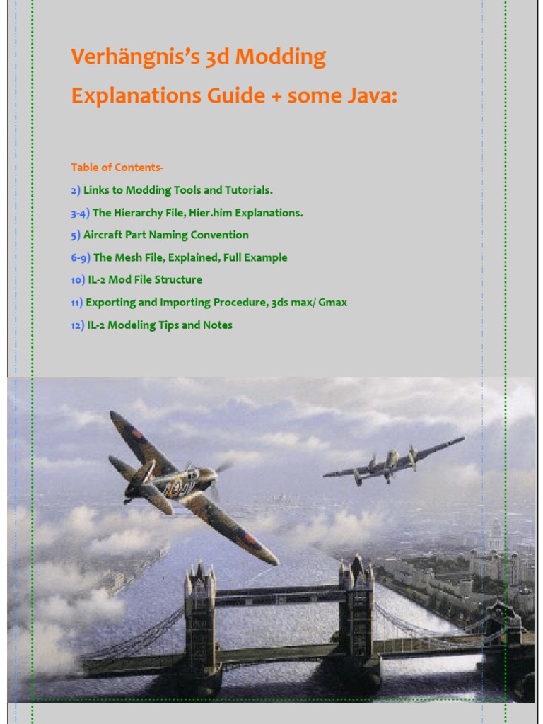 Il 2 Modding 3 D Modeling Gear