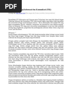 Download Teknologi Informasi Dan Komunikasi TIK by wwwridlinenet SN16470397 doc pdf