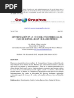 GENTRIFICACIÓN EN LA CIUDAD LATINOAMERICANA. Luis Salinas