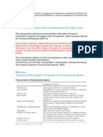 Reference:: A Two-Stage Procurement Model For Humanitarian Relief Supply Chains