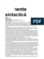 Sorin Stati - Elemente de Analiza Sintactica