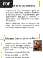 História da música brasileira