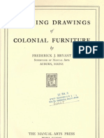 Working Drawings of Colonial Furniture