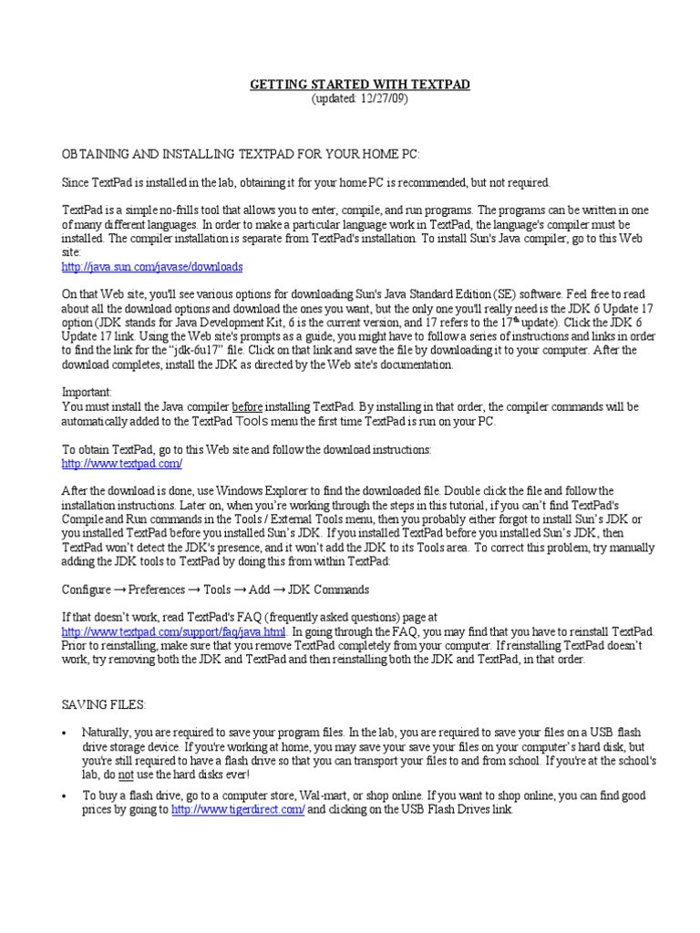 Text Pad Tutorial | PDF | Filename | Usb Flash Drive