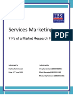 7 P's of Marketing Research Firm-Deepika, Maitri, Mradul@B